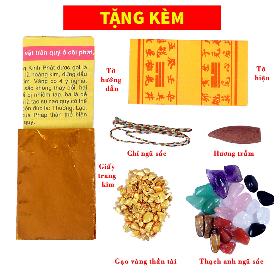 Gói cốt nạp bát hương tôn tượng THẦN TÀI THỔ ĐỊA